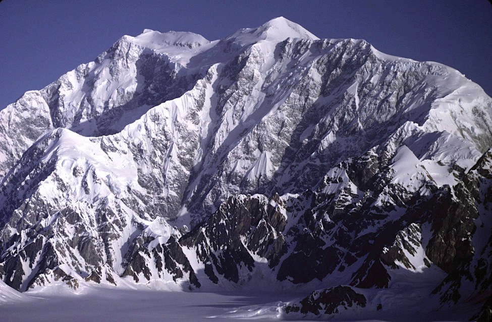 Mount Logan viewed from the southeast.