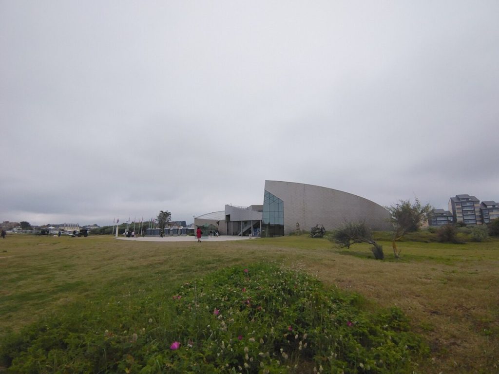 The Juno Beach Centre at Courseulles-sur-Mer, France, photographed in 2024; a modern museum, not a 1944 image.
