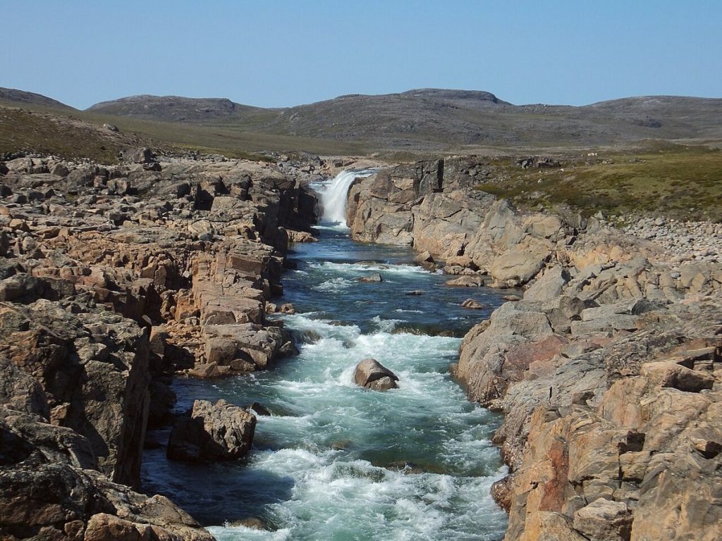Upper Sila River Falls, Ukkusiksalik National Park.