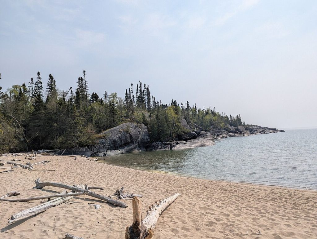 Horseshoe Bay beach, Pukaskwa National Park.