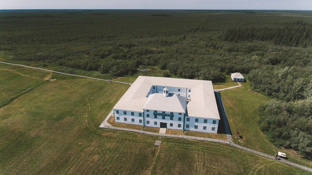 York Factory, Manitoba, photographed in 2017.