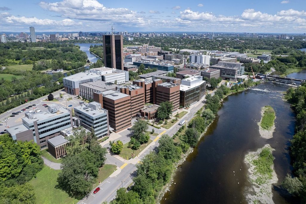 Carleton University campus, 2022.