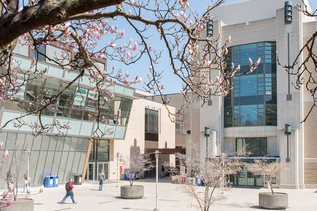 McMaster University campus, Hamilton.