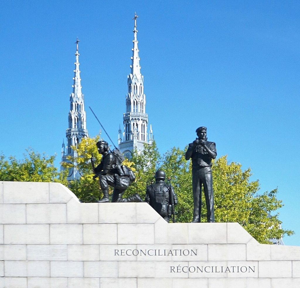 Reconciliation: The Peacekeeping Monument, Ottawa.