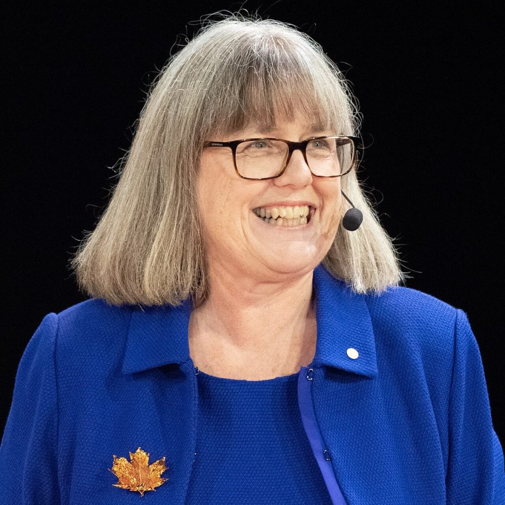 Donna Strickland in Stockholm, December 2018.