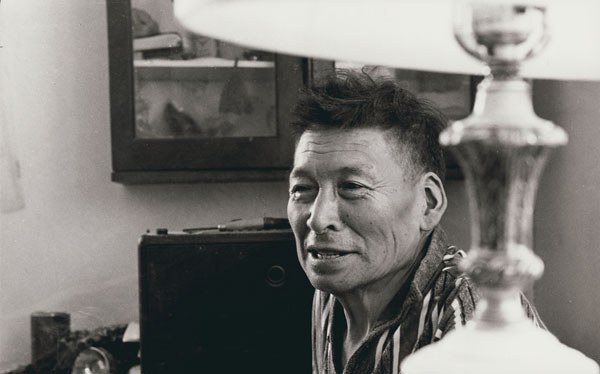 Peter Pitseolak in 1968, photographed by Charles Gimpel.