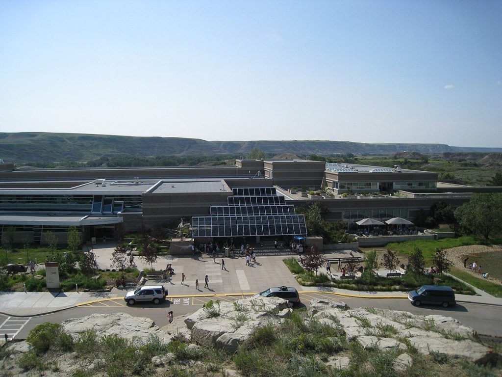The Royal Tyrrell Museum near Drumheller.