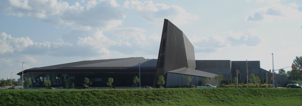 The Canadian War Museum’s building on LeBreton Flats, opened in 2005.