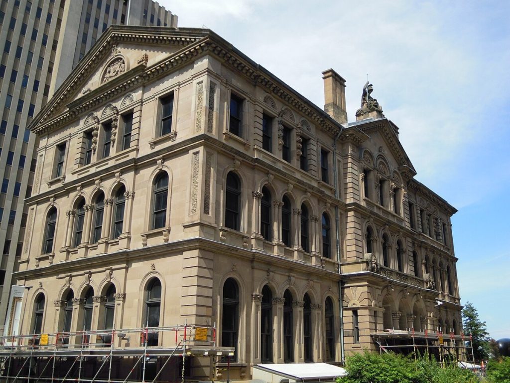 The former Dominion Building, part of the gallery’s premises.