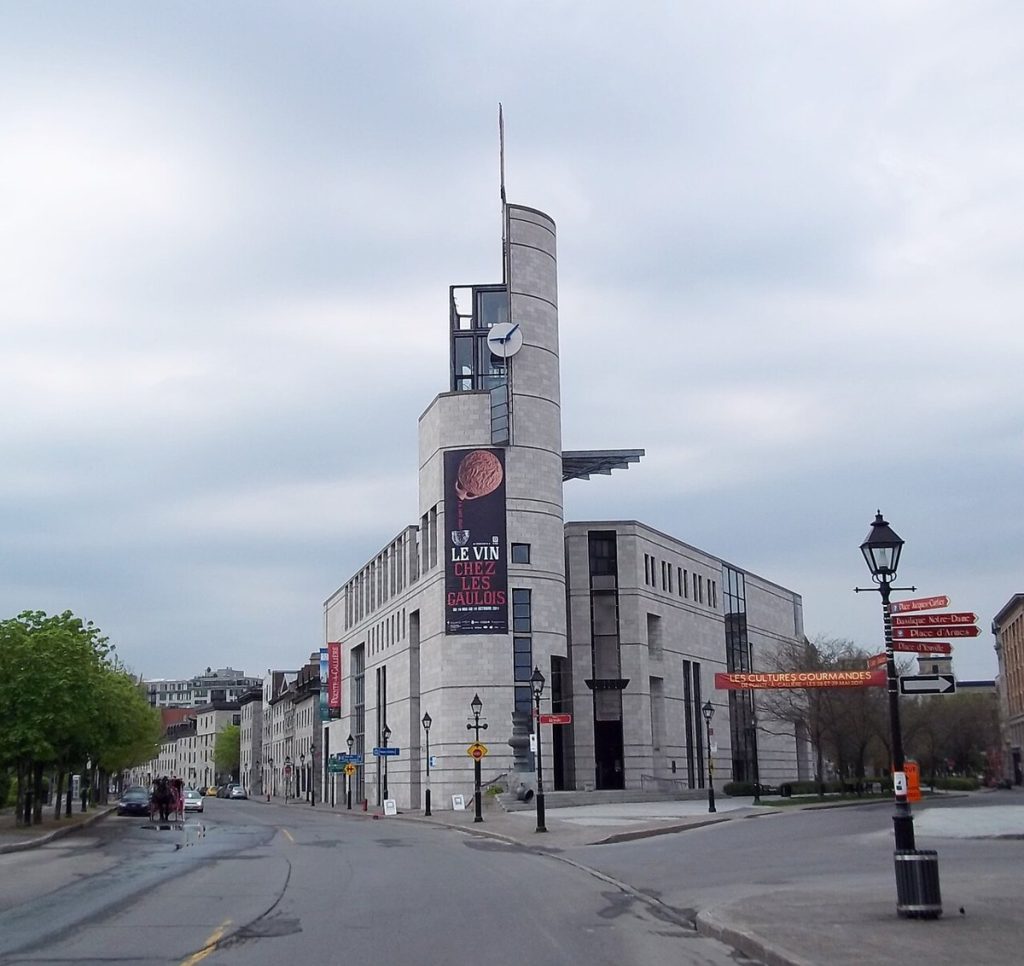 The Éperon building of Pointe-à-Callière.