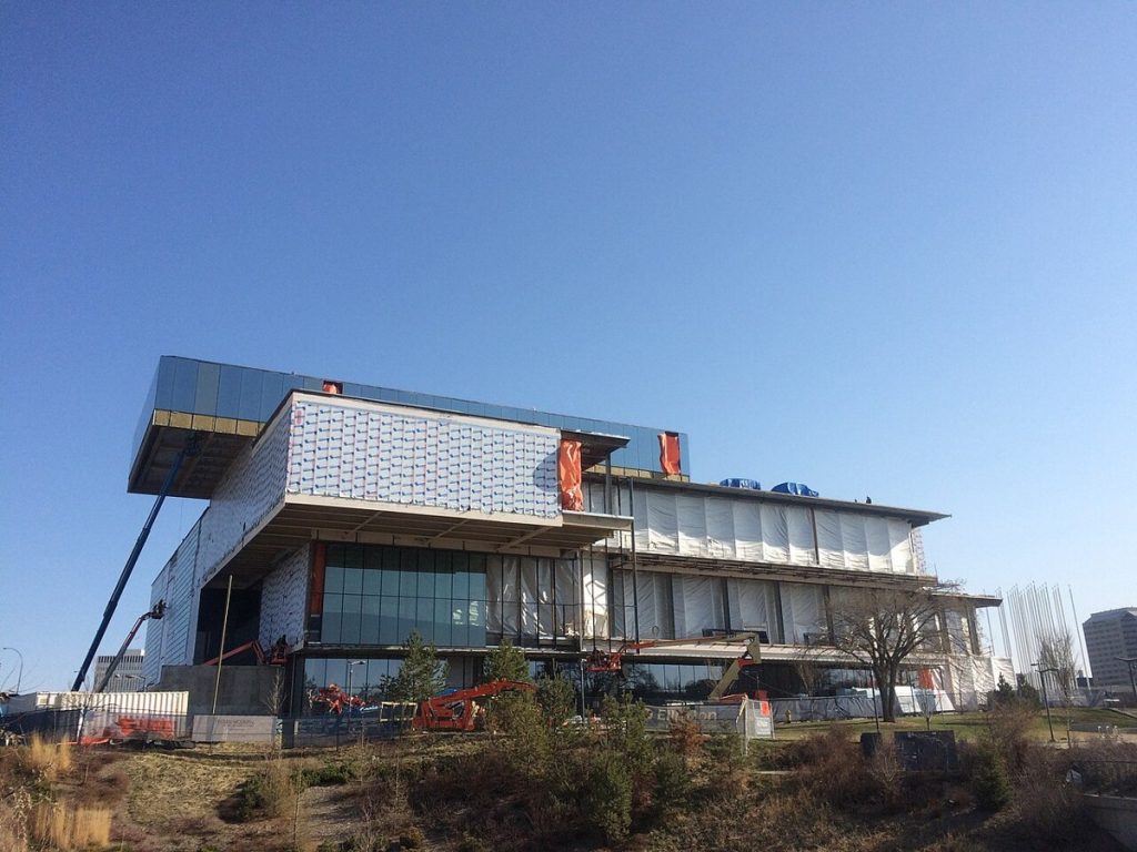 Remai Modern under construction in Saskatoon, April 2015.
