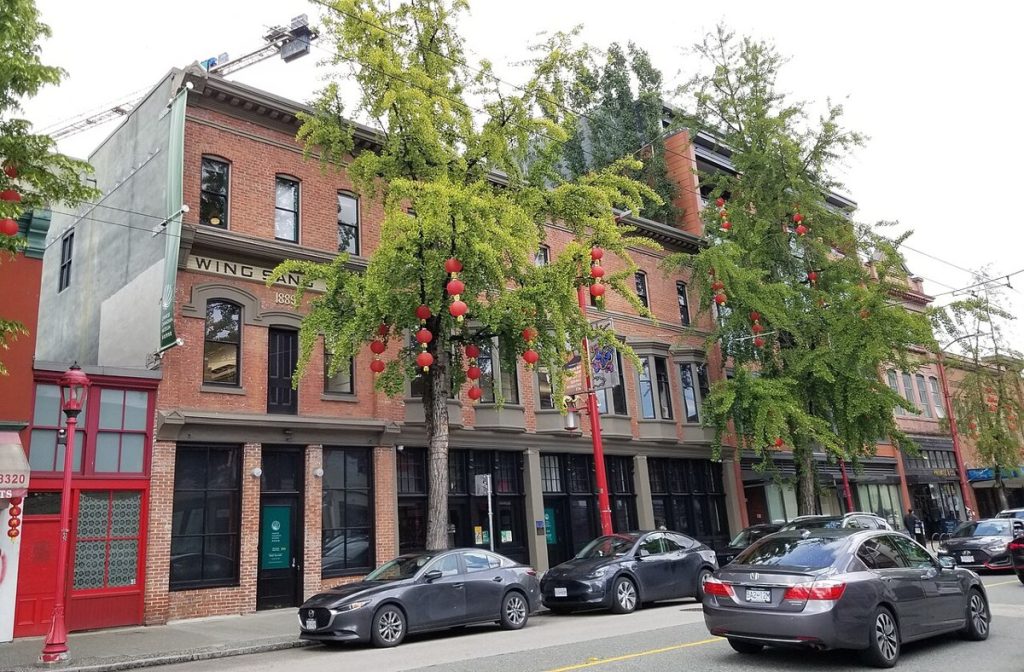 The Wing Sang Building in Vancouver’s Chinatown, home of the museum, in 2024.