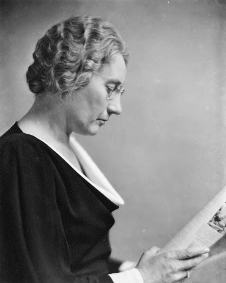 Agnes Macphail, MP, photographed by Yousuf Karsh on 14 May 1934.