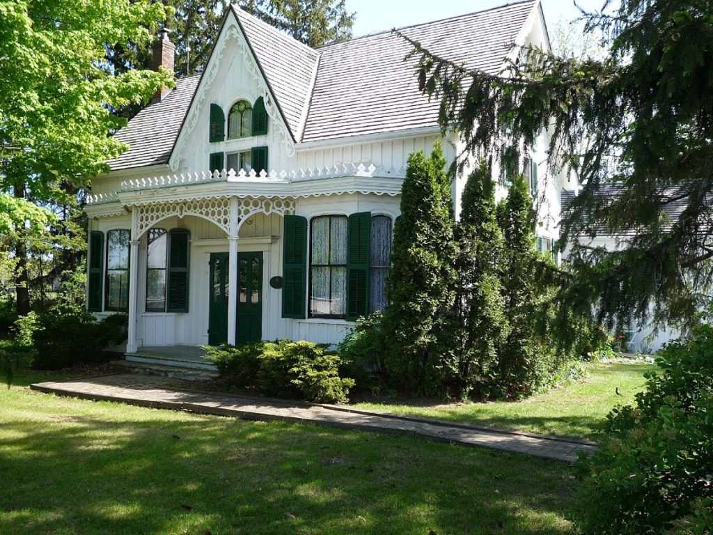 The Erland Lee Museum in Stoney Creek, Ontario, the farmhouse where the constitution was drafted, photographed in 2008.
