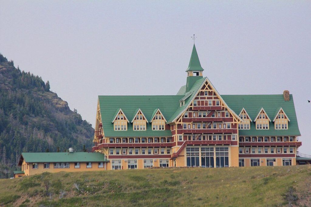 The Prince of Wales Hotel in Waterton Lakes National Park, Alberta, photographed in 2013.