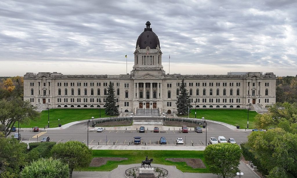 The Saskatchewan Legislative Building in Regina, photographed in 2025.