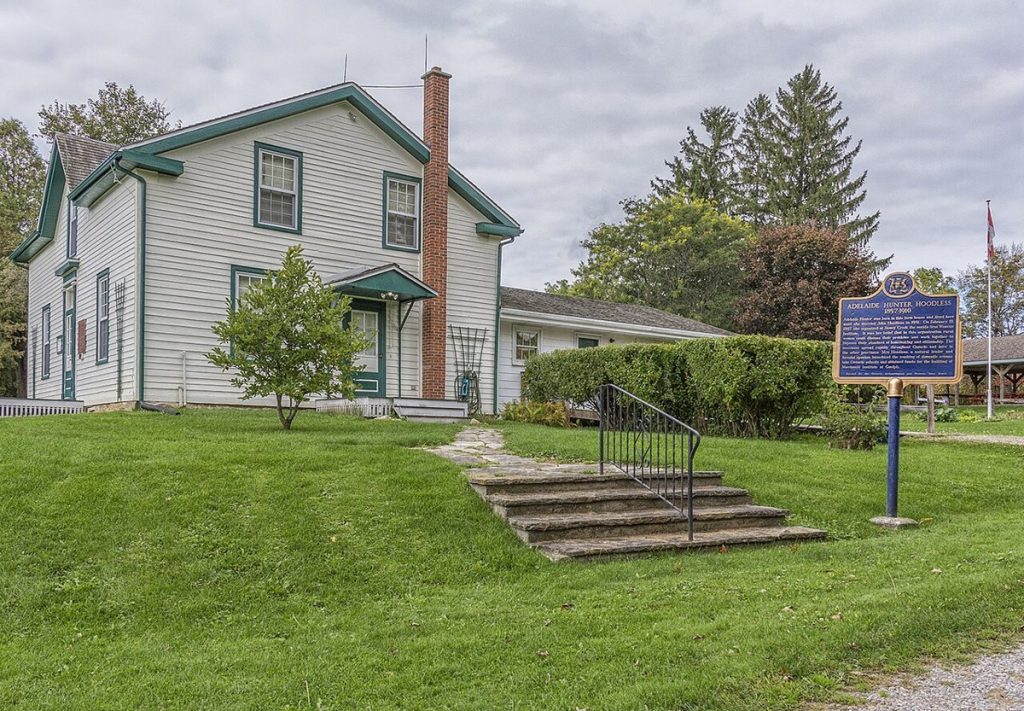 The Adelaide Hunter Hoodless Homestead in St. George, Ontario, photographed in 2014.