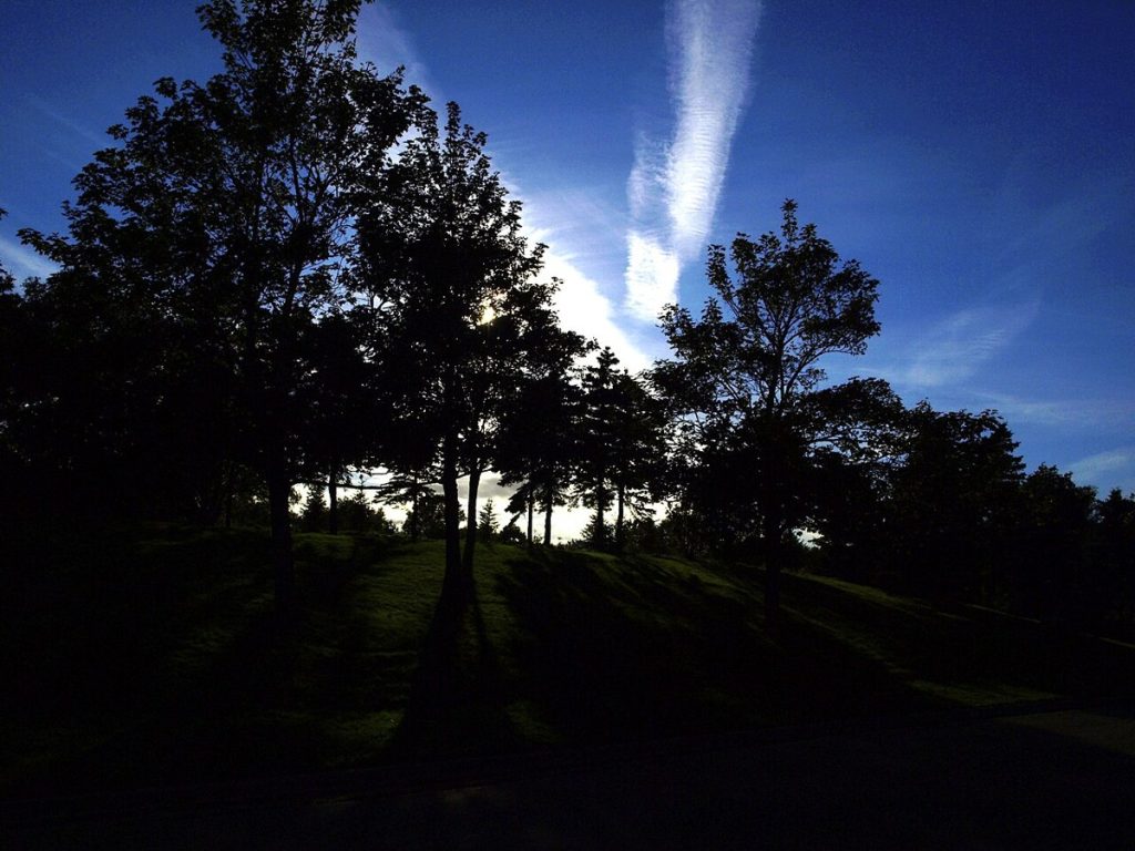 Bowring Park in St. John’s, Newfoundland and Labrador, at sunset in 2011.