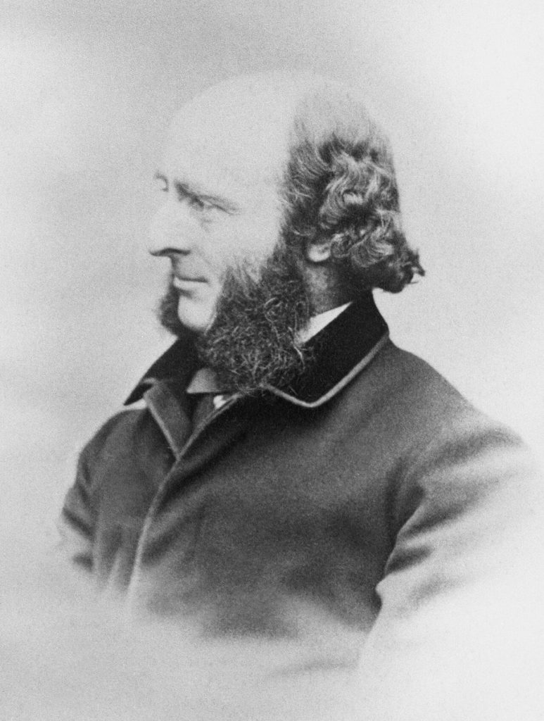 A portrait of Henry Youle Hind, about 1865.