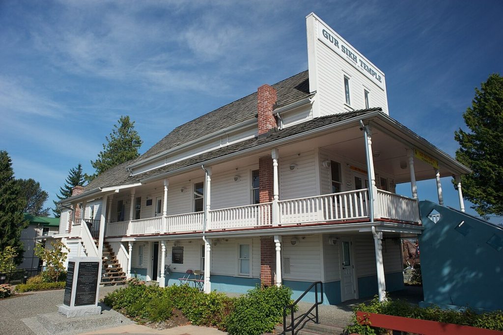 The Gur Sikh Temple (Abbotsford Sikh Temple), British Columbia, photographed in 2012.