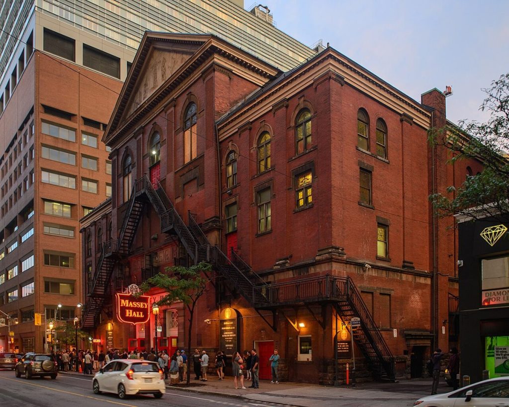 Massey Hall in downtown Toronto, photographed in 2017.