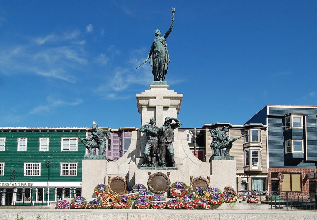 The Newfoundland National War Memorial in St. John’s, photographed in 2008.
