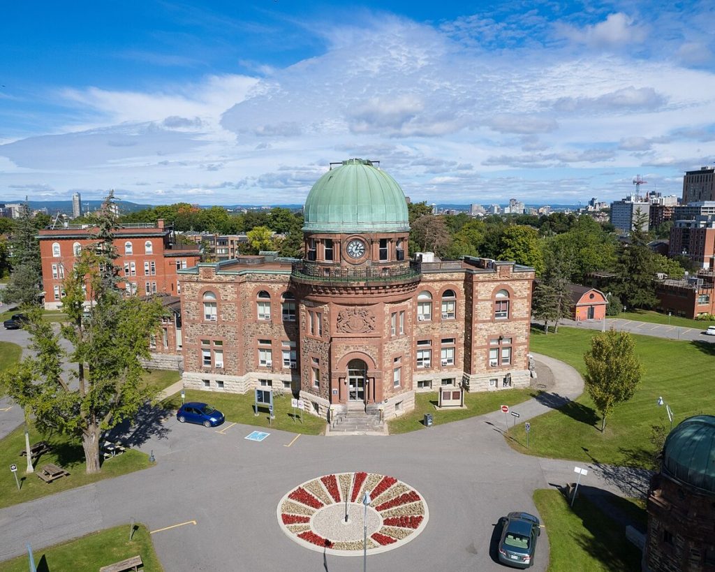 The Dominion Observatory in Ottawa, photographed in 2022.