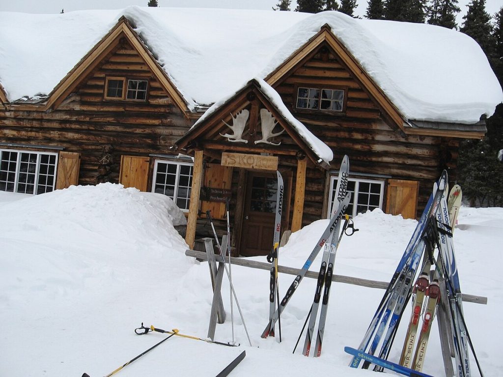 Skoki Lodge in Banff National Park, photographed in 2007.