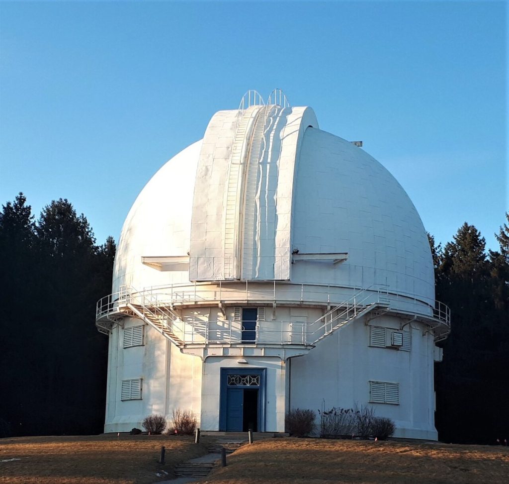 The David Dunlap Observatory in Richmond Hill, Ontario, photographed in 2019.