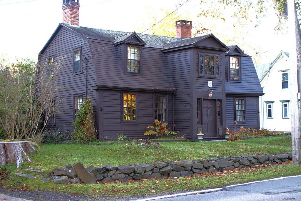 The de Gannes-Cosby House on St. George Street, Annapolis Royal, Nova Scotia, photographed in 2024.