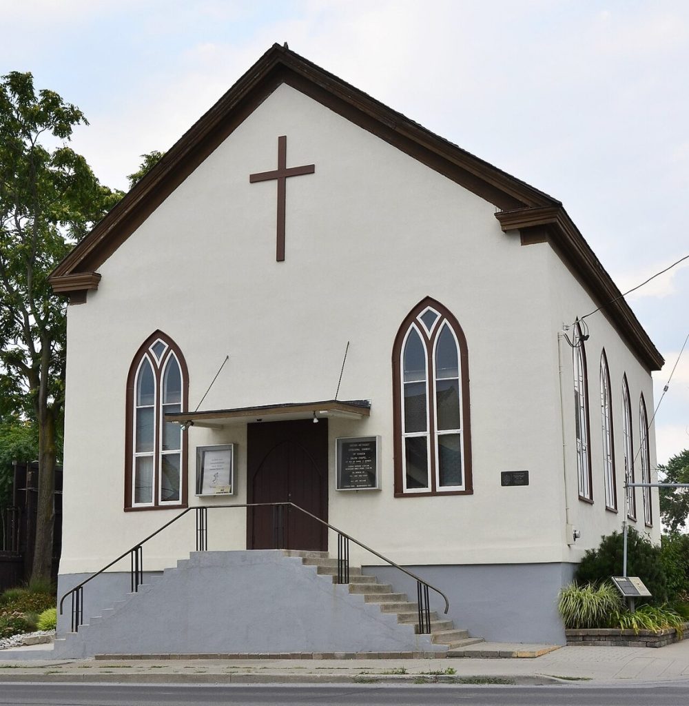Salem Chapel British Methodist Episcopal Church in St. Catharines, Ontario, photographed in 2012.