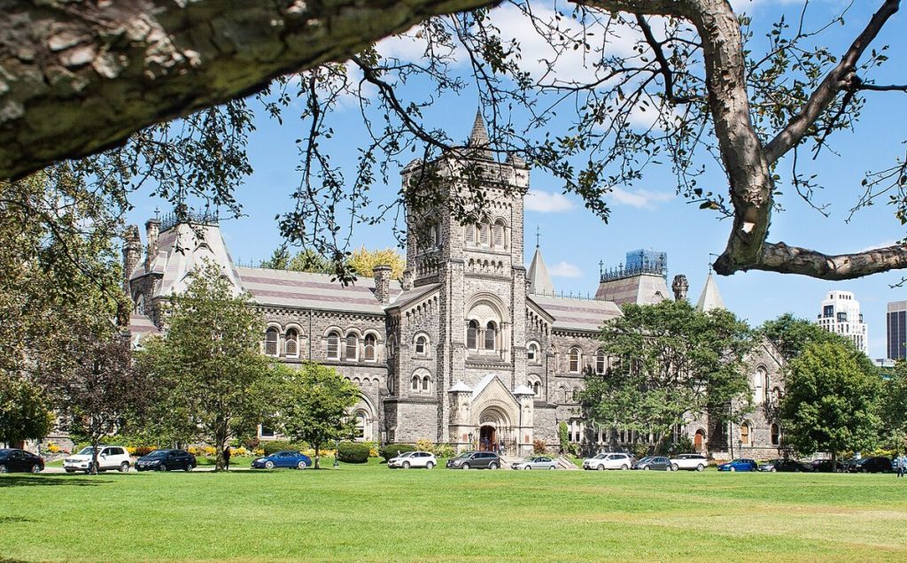 University College on the St. George campus of the University of Toronto, photographed in 2017.