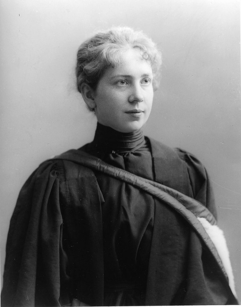 Harriet Brooks in Montréal, March 1898 (Wm. Notman & Son, McCord Museum).