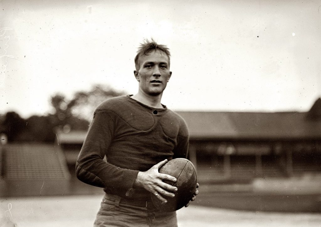 Wilder Penfield as a student at Princeton University, 1911.