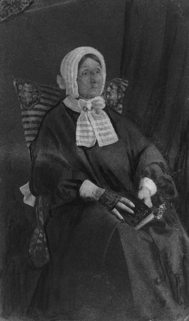Laura Secord in her later years, around 1865 (McCord Museum).