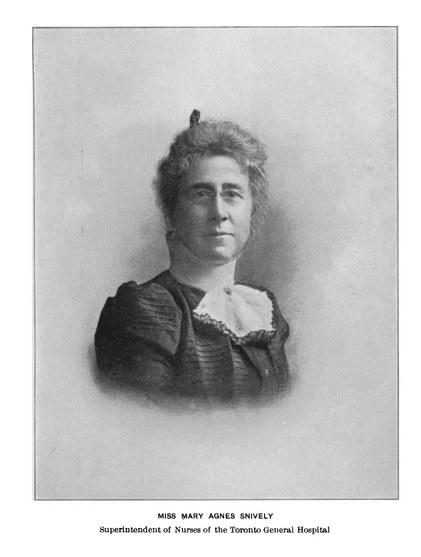 Mary Agnes Snively, portrait published in 1901.