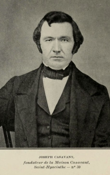 Joseph Casavant, portrait restored from a 1914 publication.