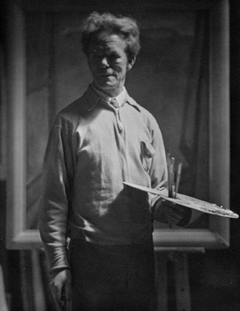 Frederick Varley, probably in Vancouver, 1927 (John Vanderpant).