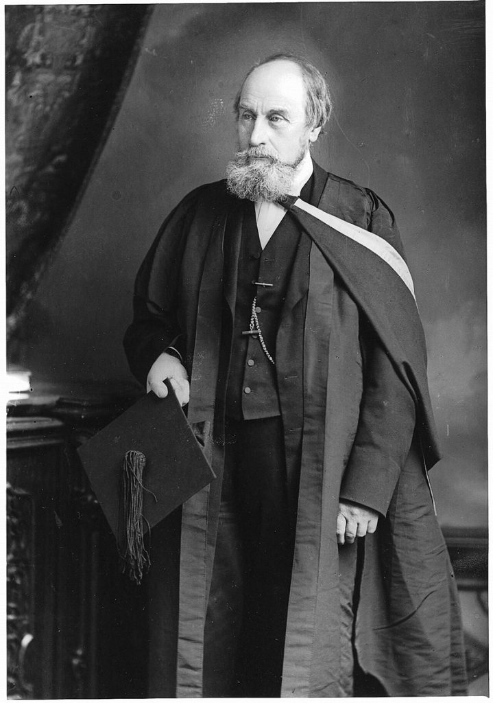 Sir John William Dawson in 1885 (William Notman and Son, McCord Stewart Museum).