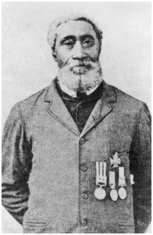 William Hall, VC, photographed after 1857 (Nova Scotia Museum).