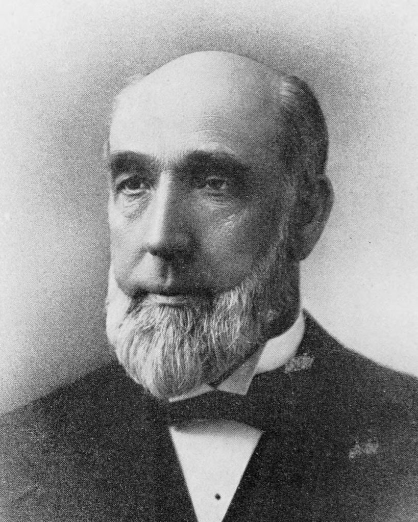George A. Cox, portrait published in 1907.