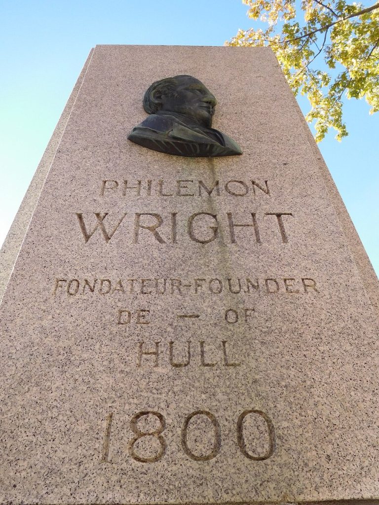 Monument to Philemon Wright, Gatineau.