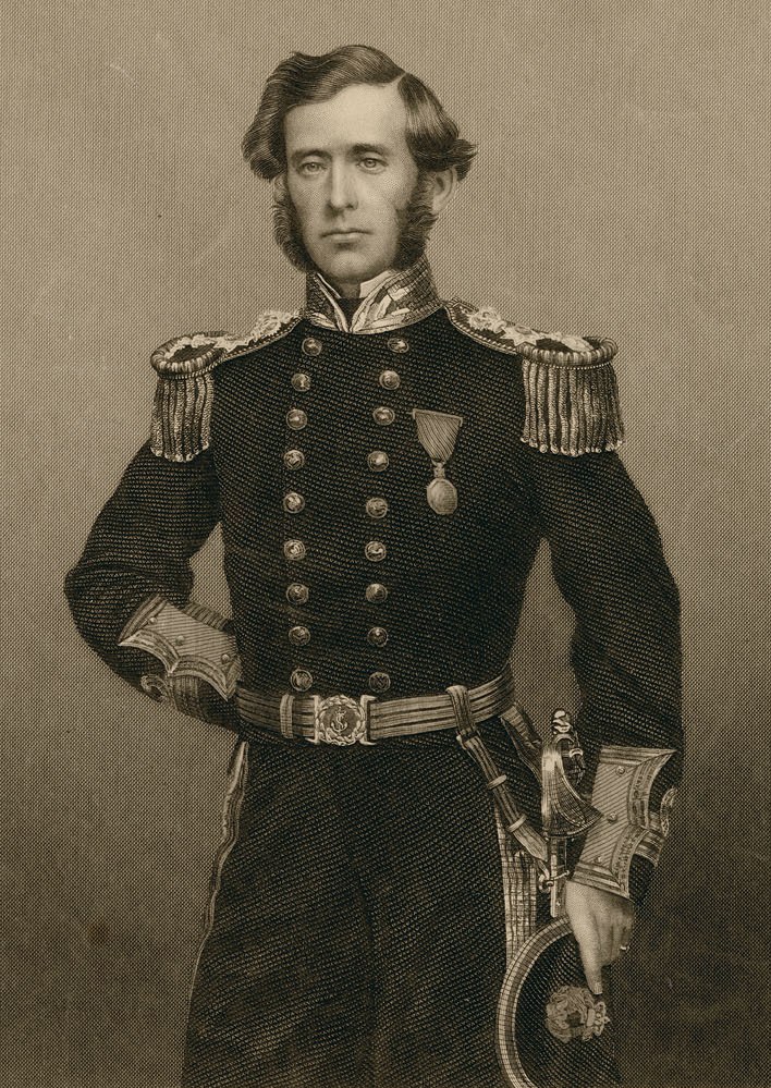 Captain Sir Leopold McClintock, about 1860.